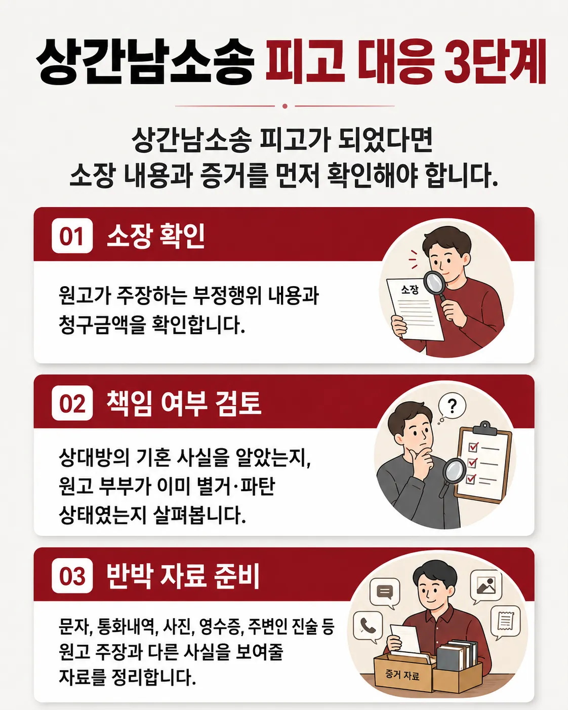 상간소송피고가 소장을 받은 뒤 답변서 제출 기한과 조정·재판 절차를 준비하는 방법