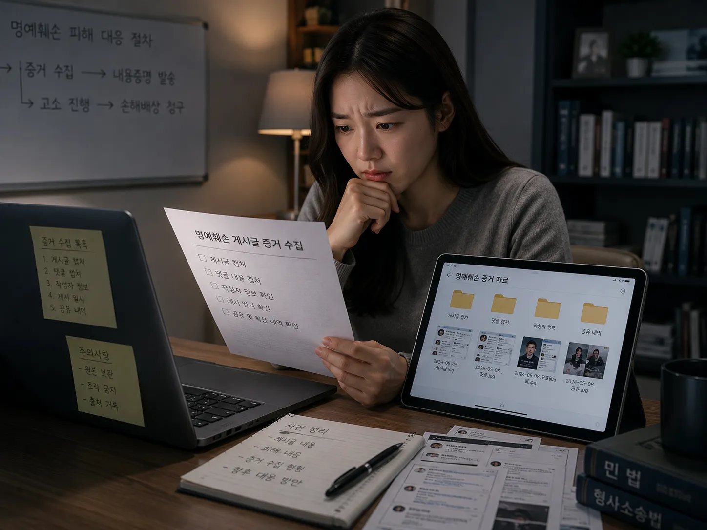 명예훼손민사소송을 위한 증거 수집 방법