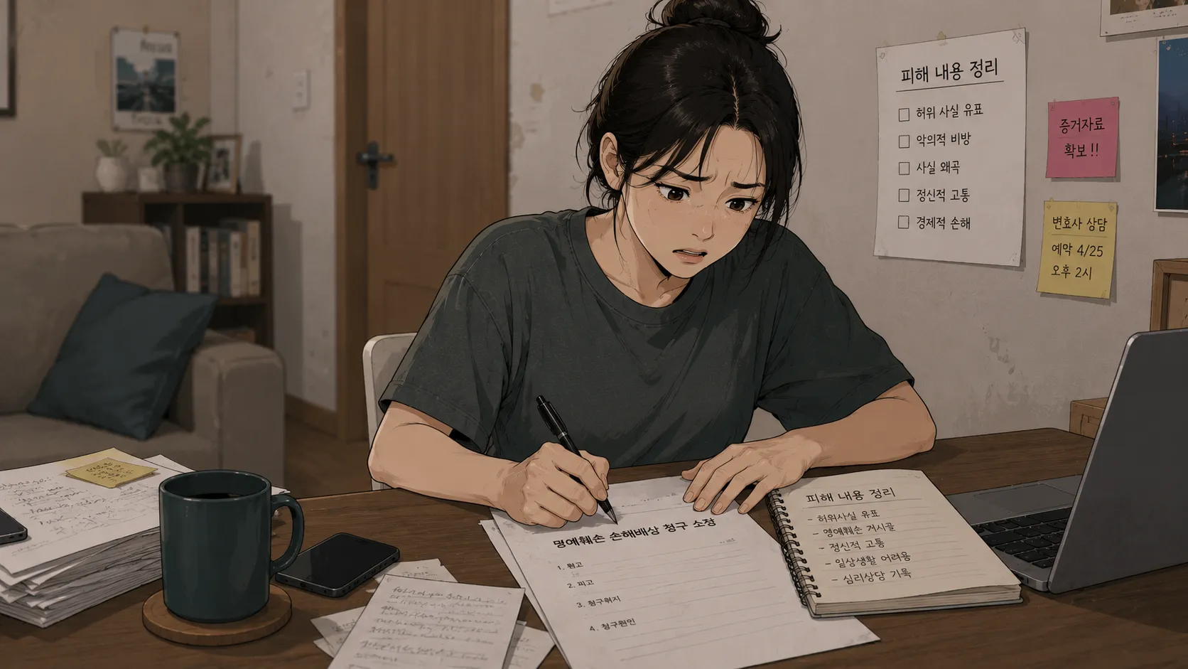 명예훼손민사소송 진행을 위한 체크리스트