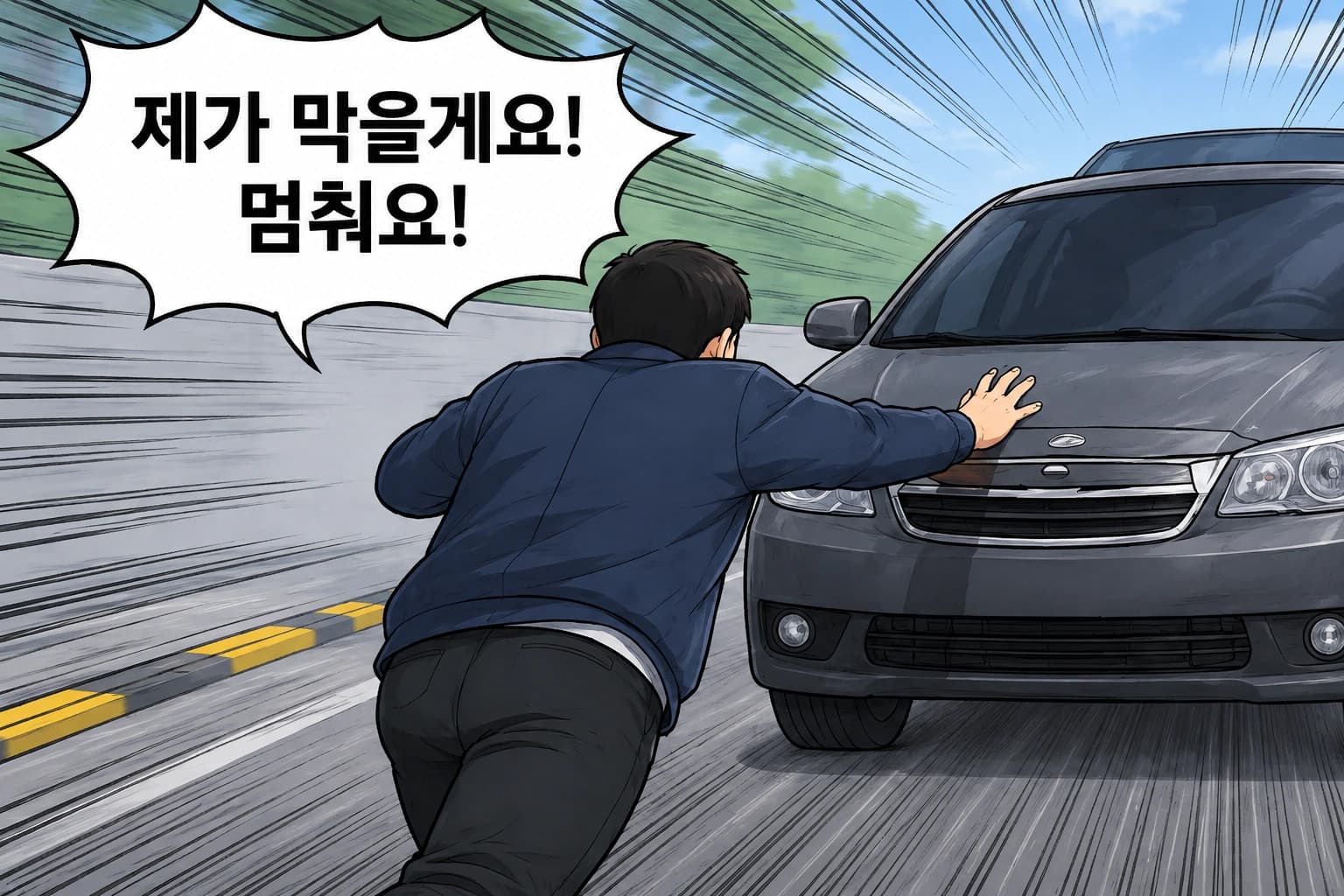 자동차사고 민사소송에 휘말린 의뢰인의 경위