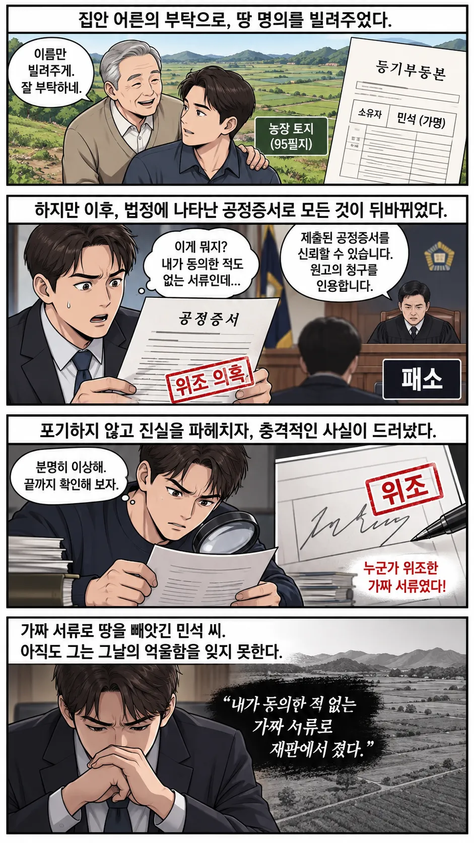 재심절차 개시된 소유권등기이전 사건 판례