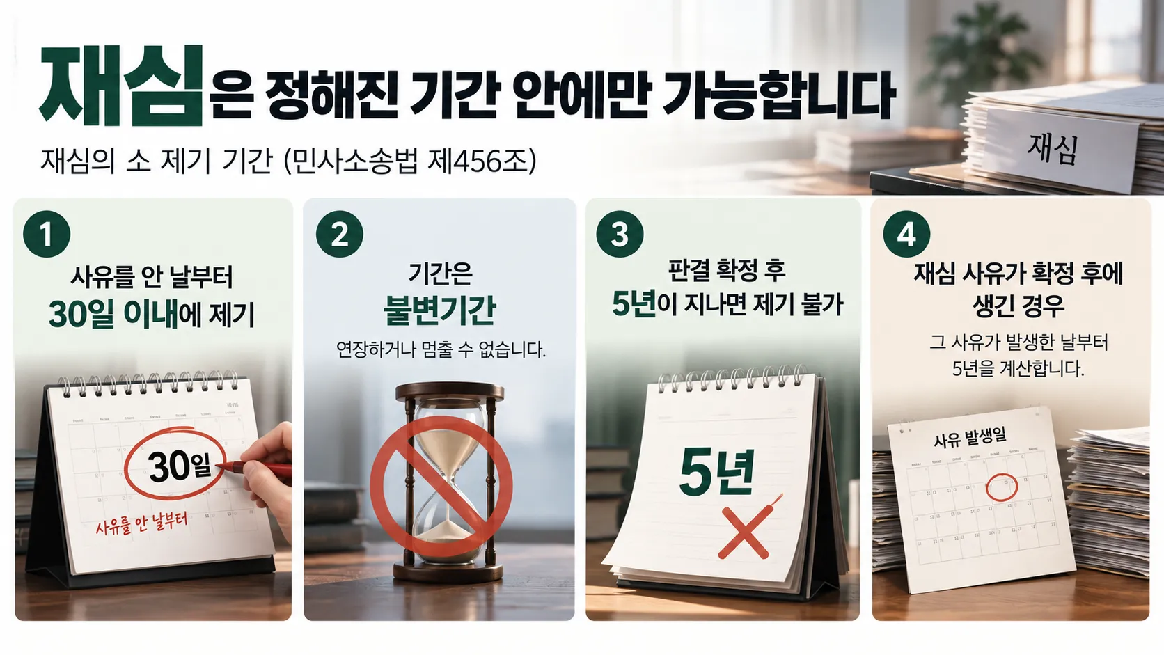 재심절차 청구 가능한 기간은