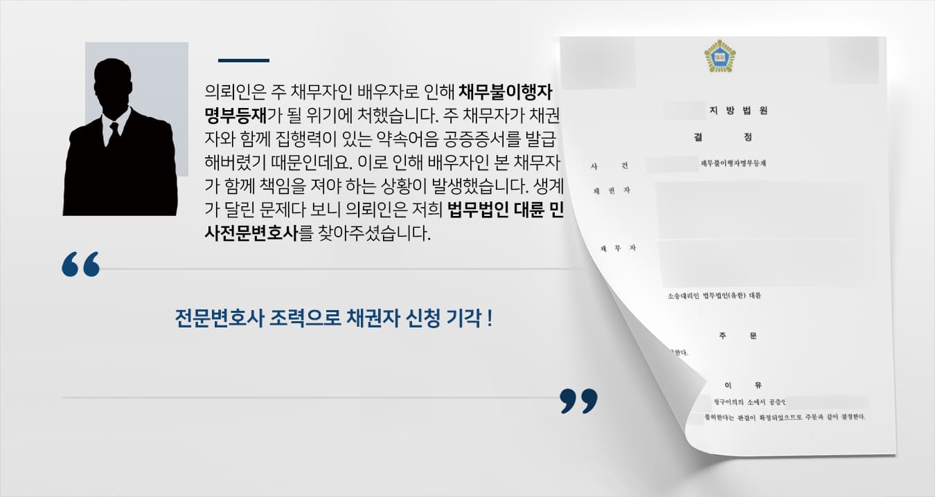 채무불이행자명부등재