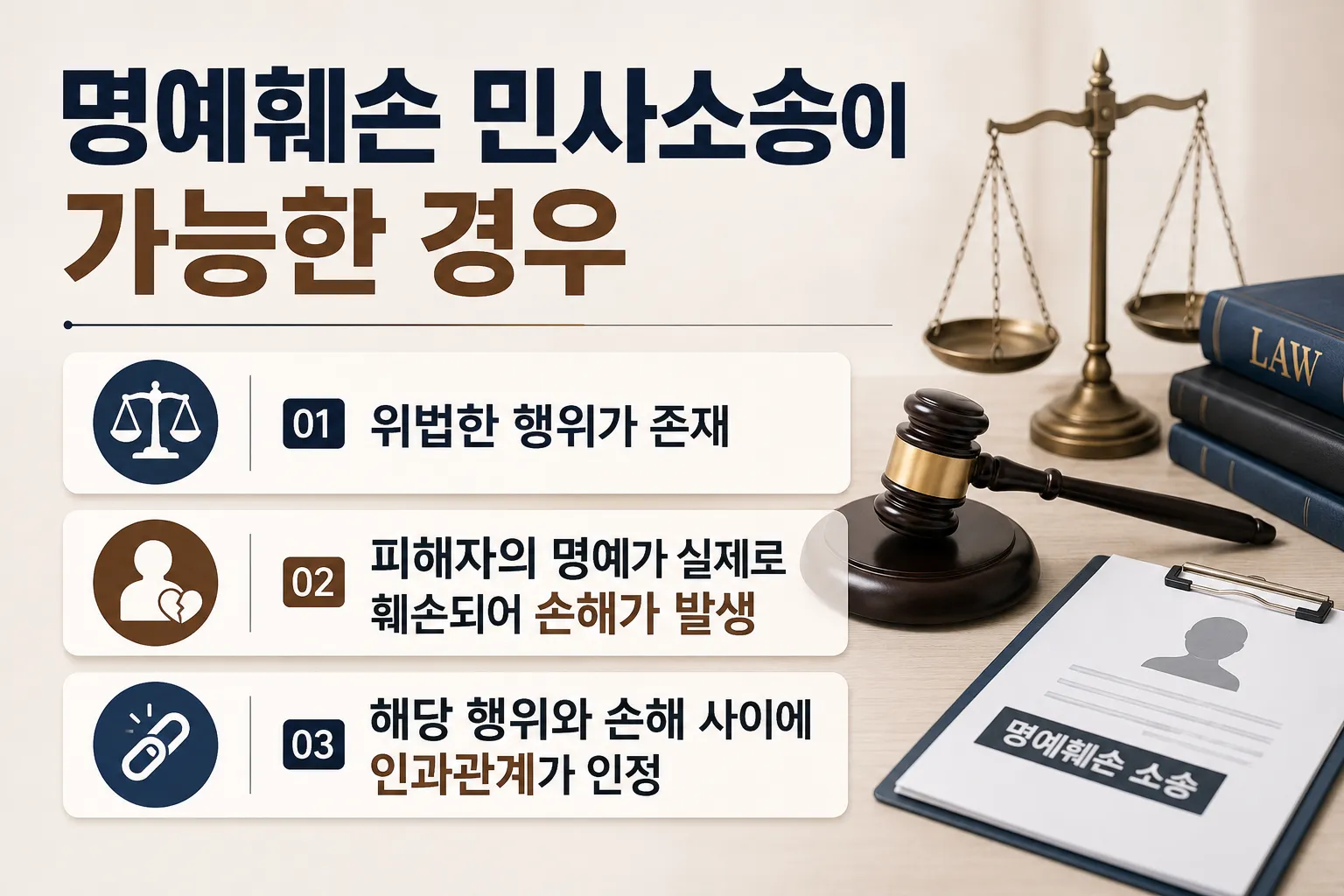 명예훼손민사소송이 가능한 경우 내용 확인하기