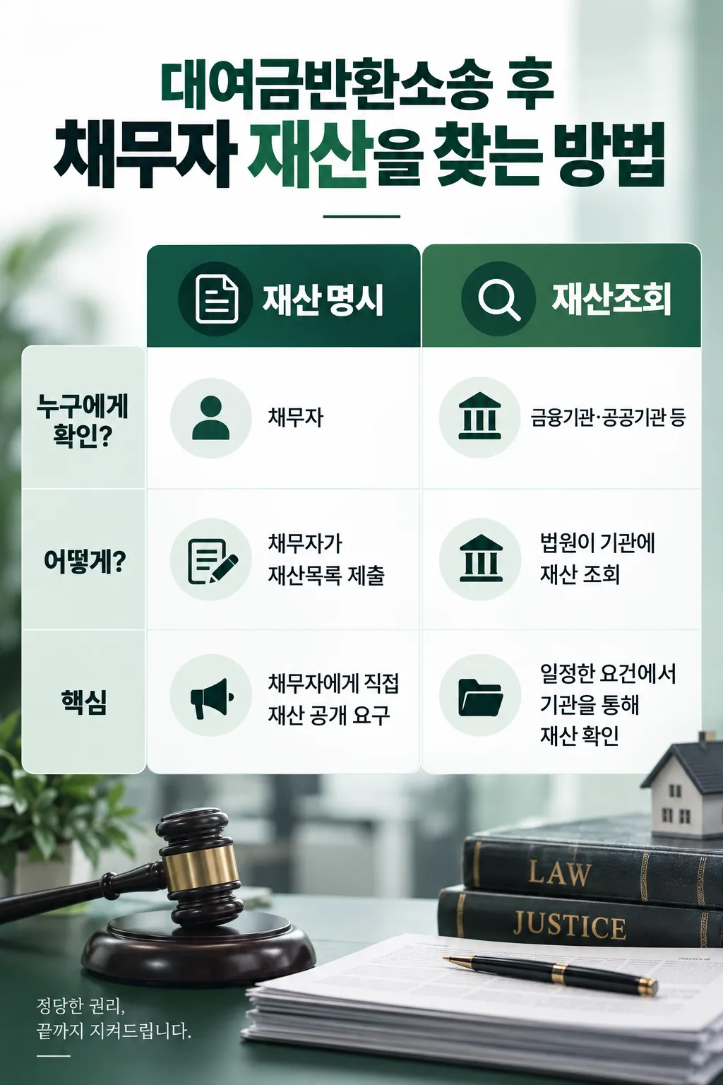 대여금반환소송 후 강제집행, 채무자 재산을 찾아 압류하는 방법